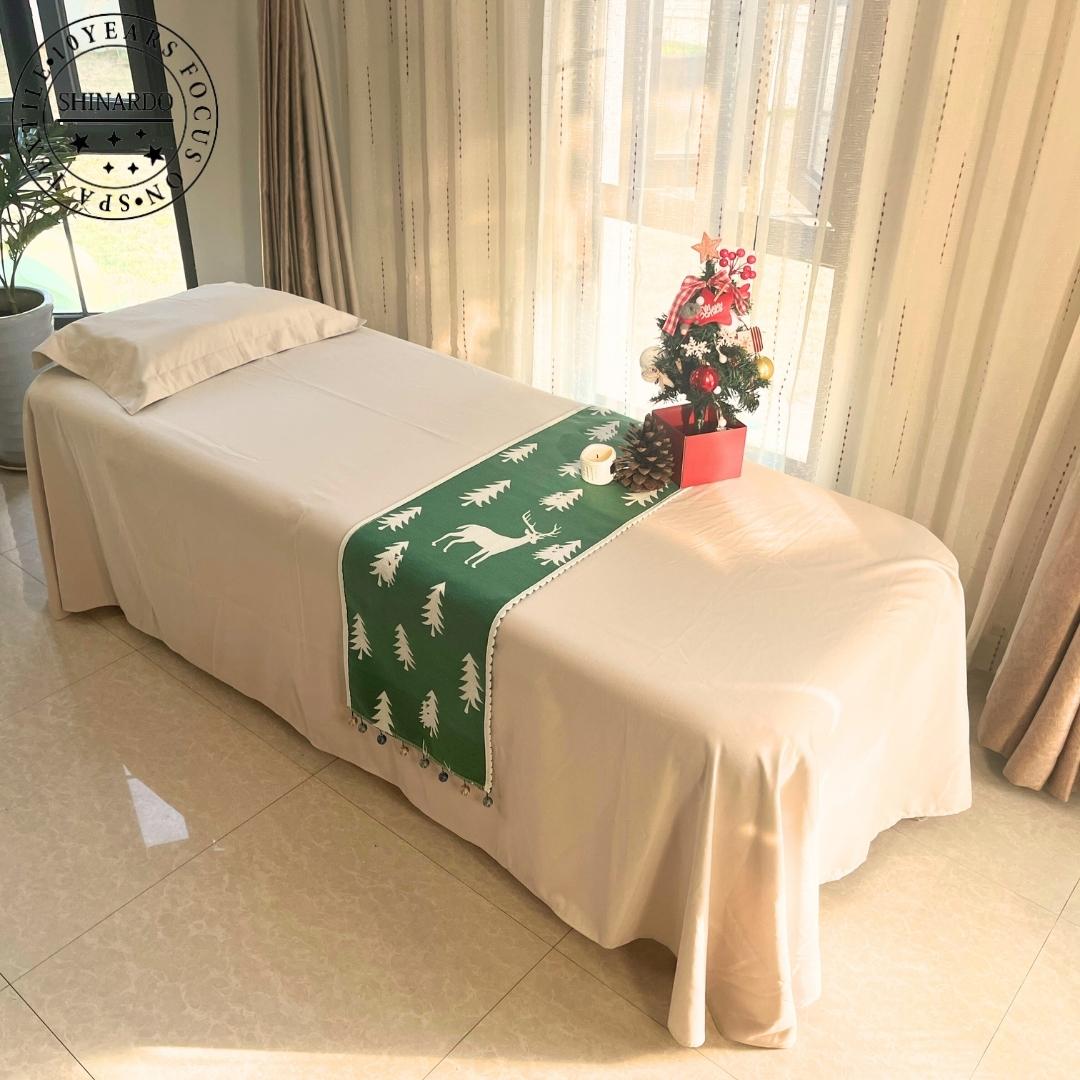 圣诞款床旗|美容床配件|Christmas Bed Runner|Bedding Set Accessary