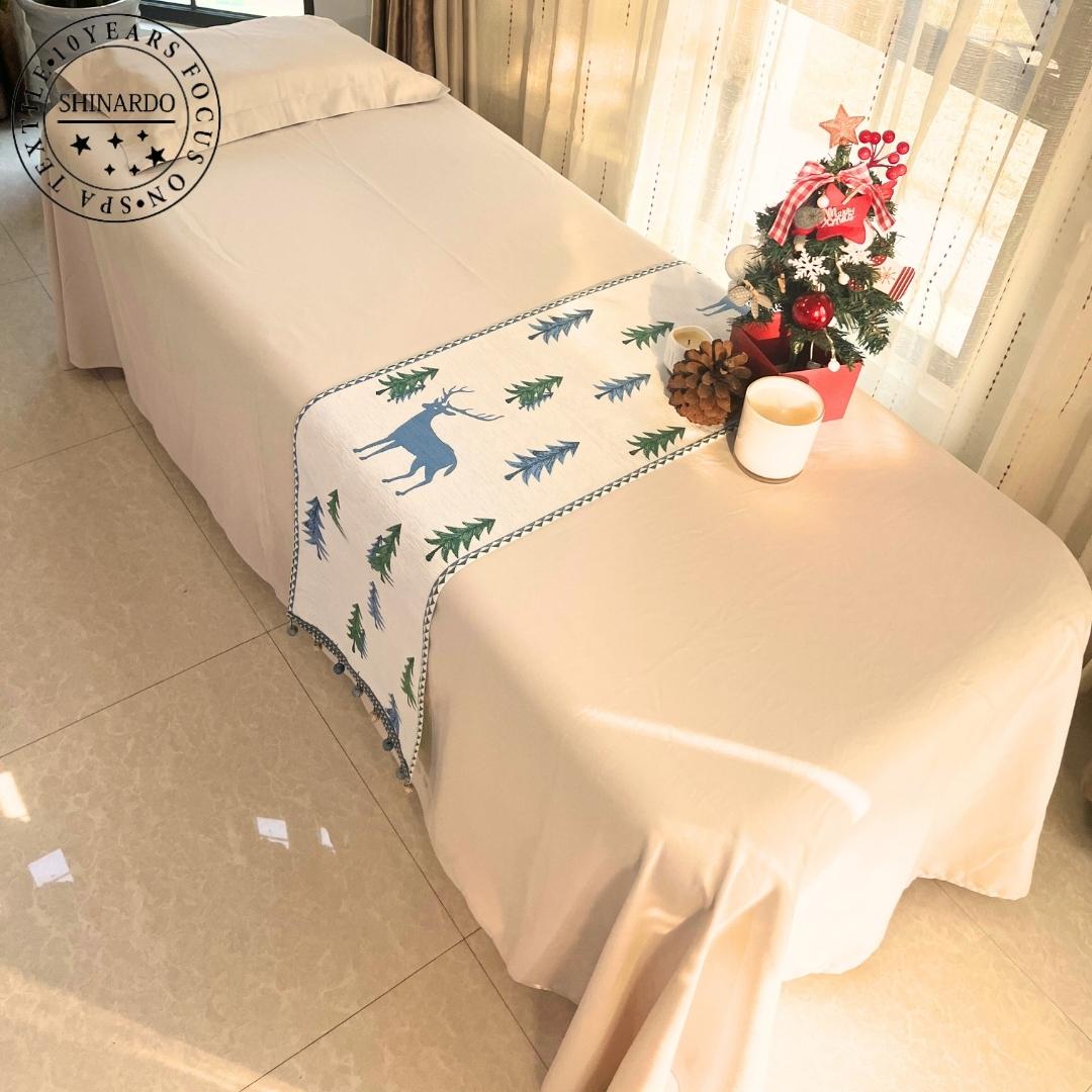 圣诞款床旗|美容床配件|Christmas Bed Runner|Bedding Set Accessary