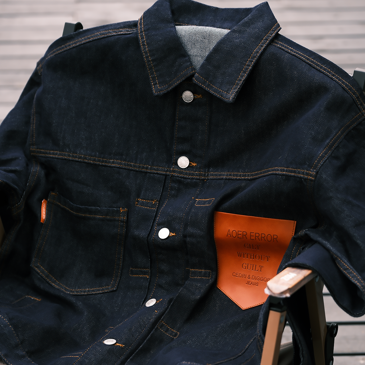 阿美咔嘰 TYPE Ⅱ 活性染色水洗牛仔夾克春秋外套-Retro's Wear