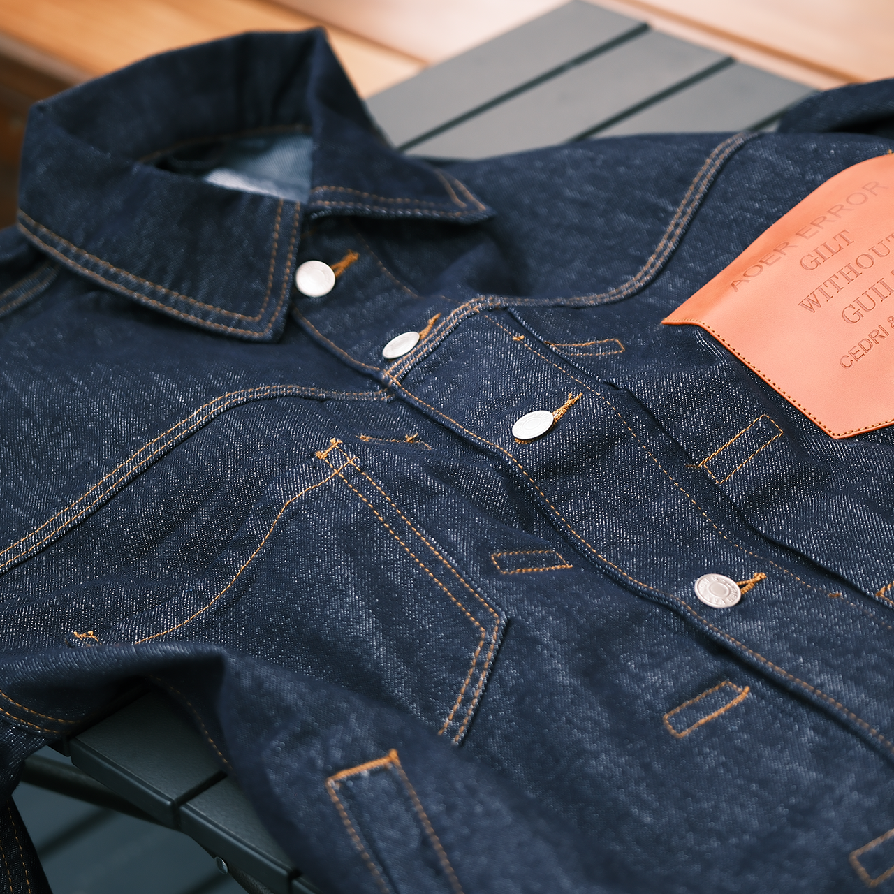 阿美咔嘰 TYPE Ⅱ 活性染色水洗牛仔夾克春秋外套-Retro's Wear