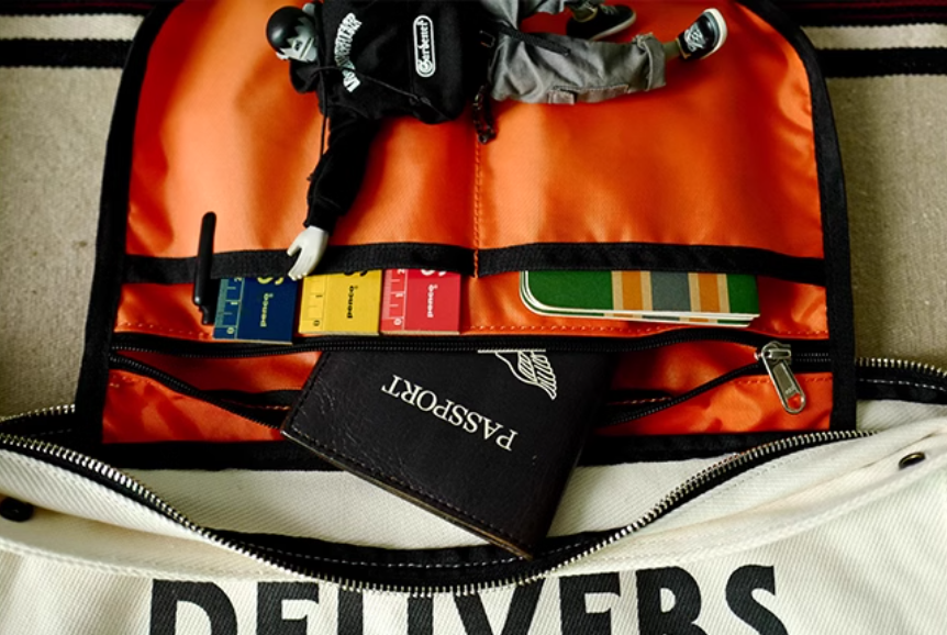 戶外斜挎包騎行美式帆布復古報童包-Retro's Wear