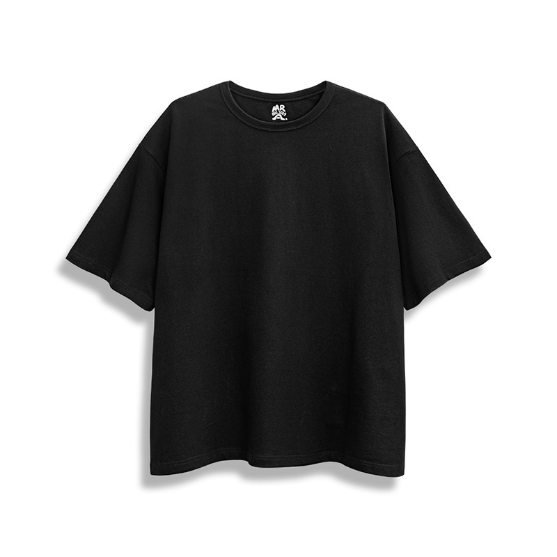 MRA白色重磅t恤二本針黑色半袖cleanfit短袖寬鬆打底衫男夏