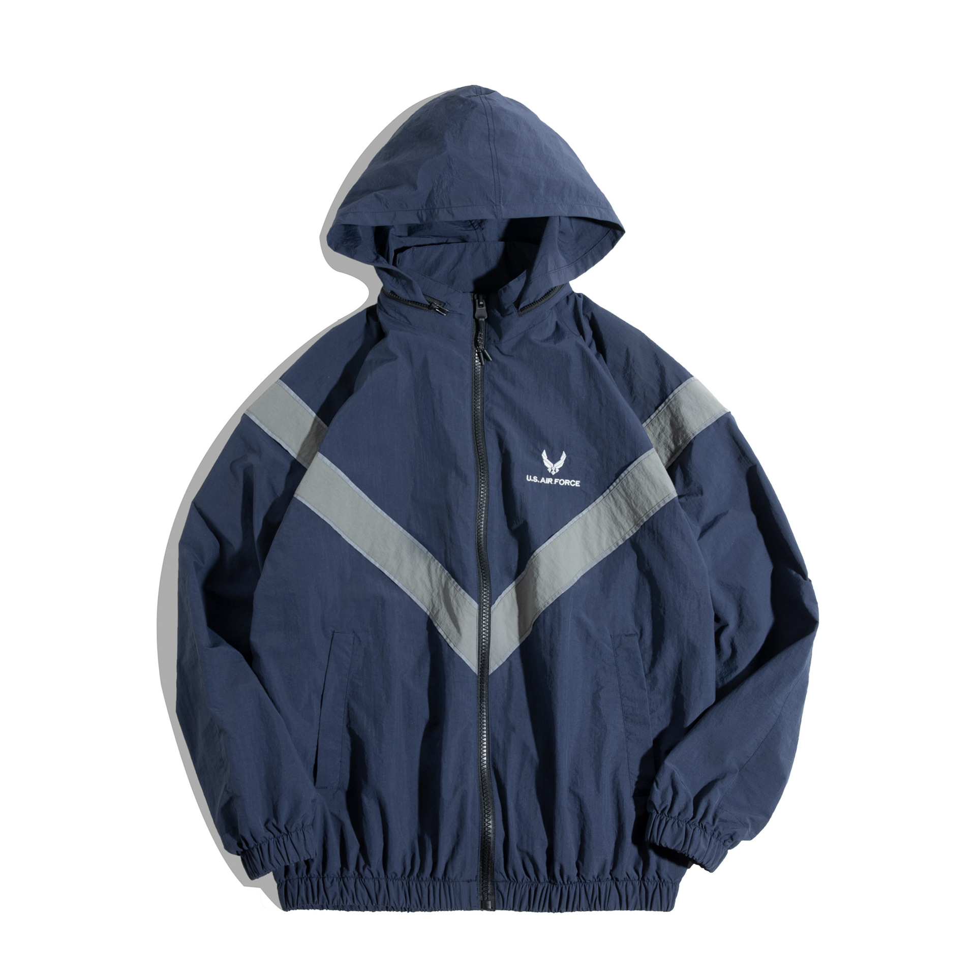 復古ARMY反光飛行員夾克速乾運動訓練服上衣外套女秋冬-Retro's Wear