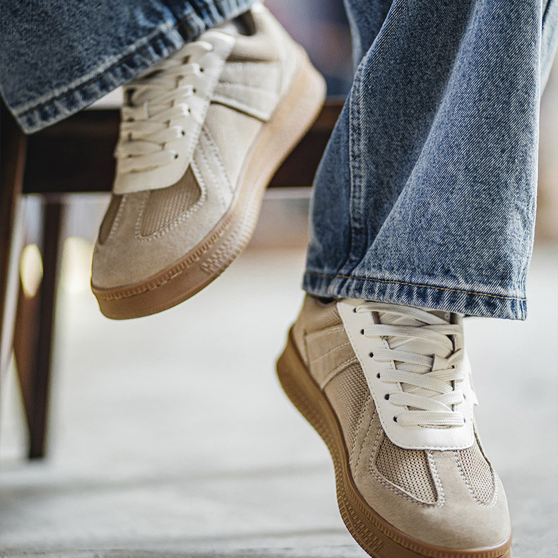 MRA改良德訓鞋男鞋2025秋季新款厚底運動休閒鞋復古百搭板鞋潮鞋