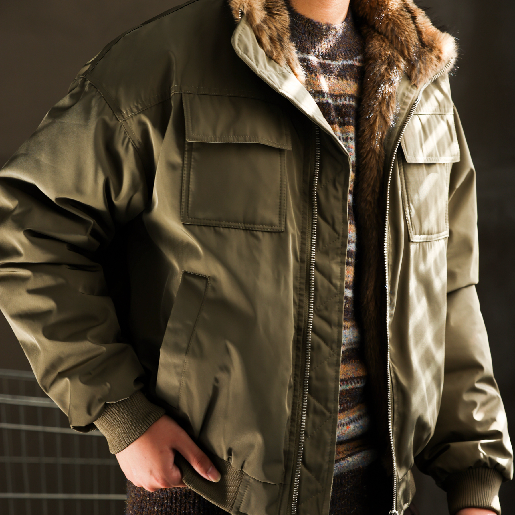 美式復古坦克手工裝羽絨服男重磅保暖毛邊領座山雕外套