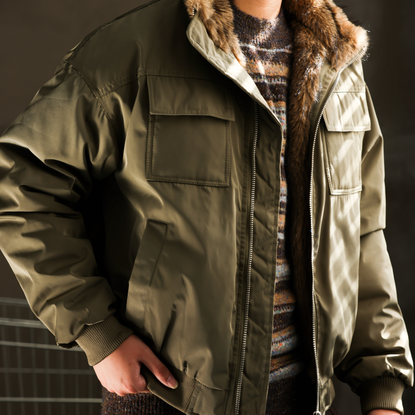 美式復古坦克手工裝羽絨服男重磅保暖毛邊領座山雕外套