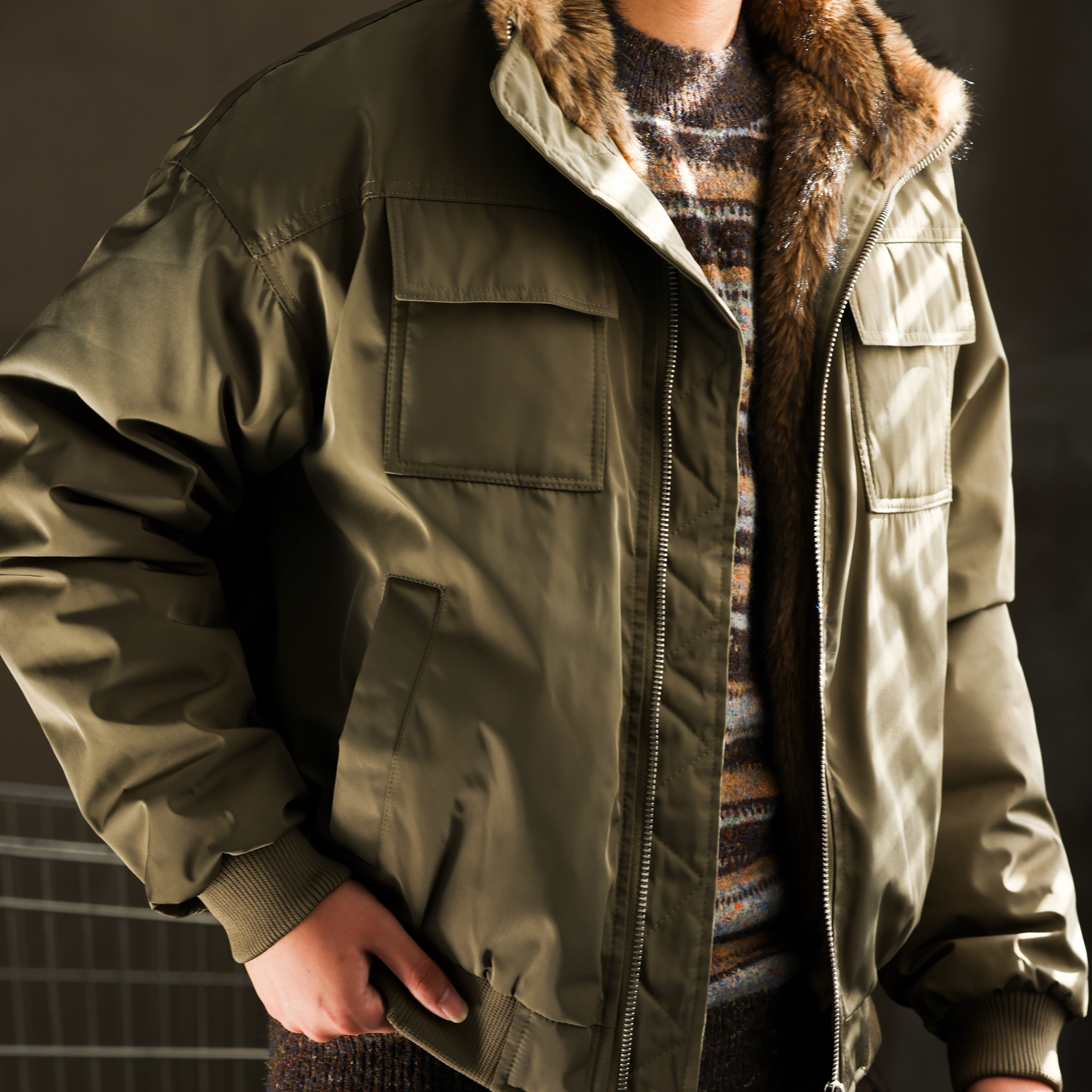 美式復古坦克手工裝羽絨服男重磅保暖毛邊領座山雕外套