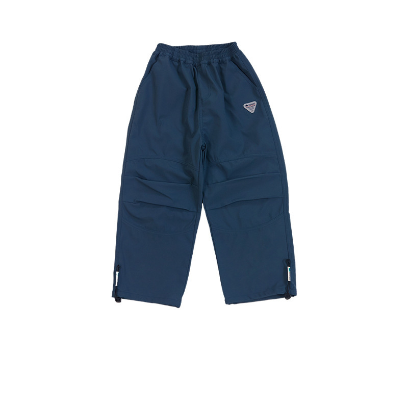 山系兒童傘兵褲2025秋季新款戶外男童防風速幹褲子中大童薄絨長褲