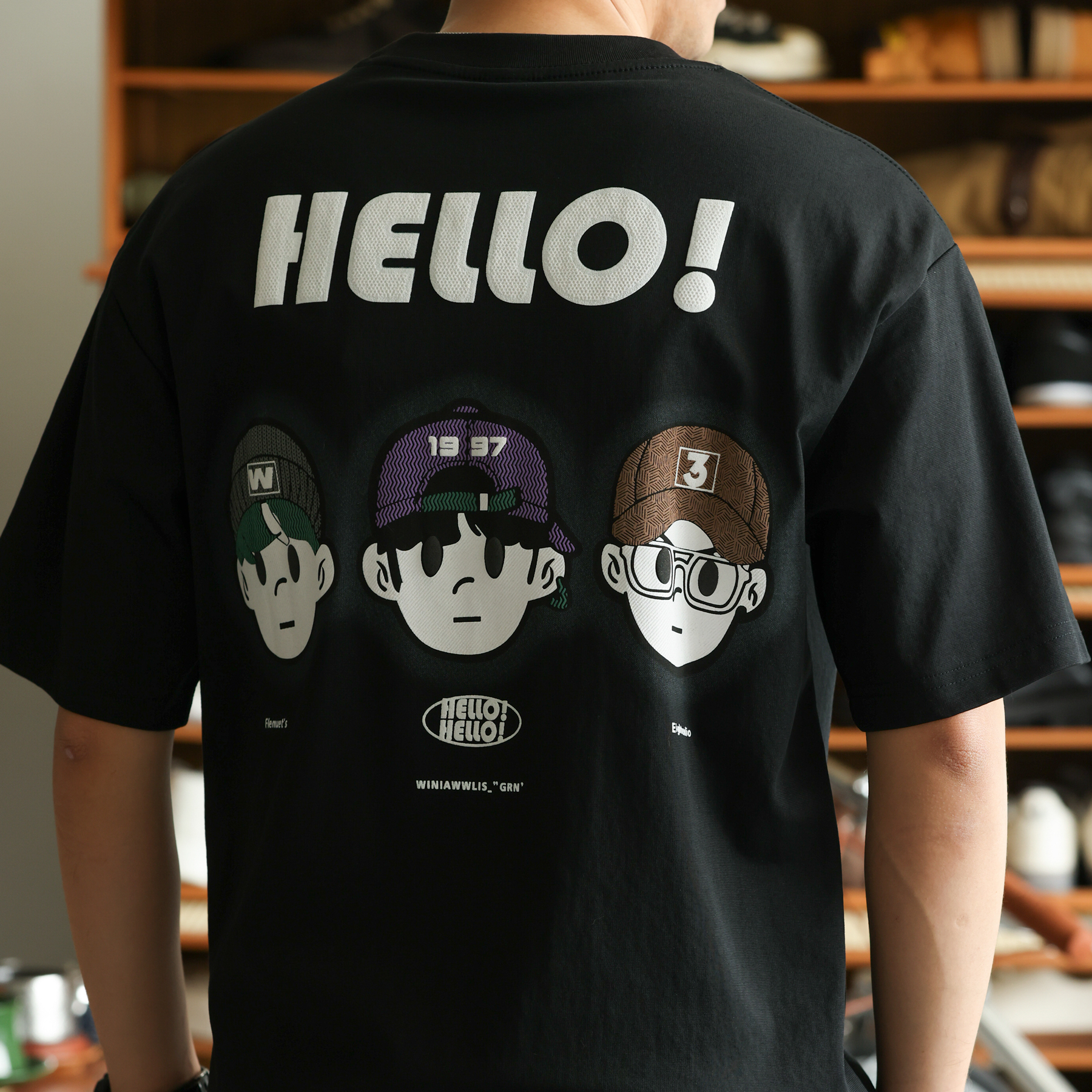 美式休閒重工刺繡短袖T恤男夏季艺文青年貼布印花打底衫