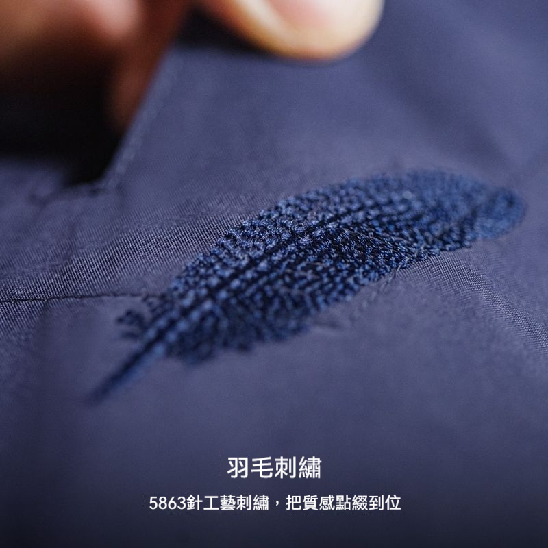美式復古polo衫翻領短袖寬鬆上衣羽毛刺繡v領薄款t恤男夏