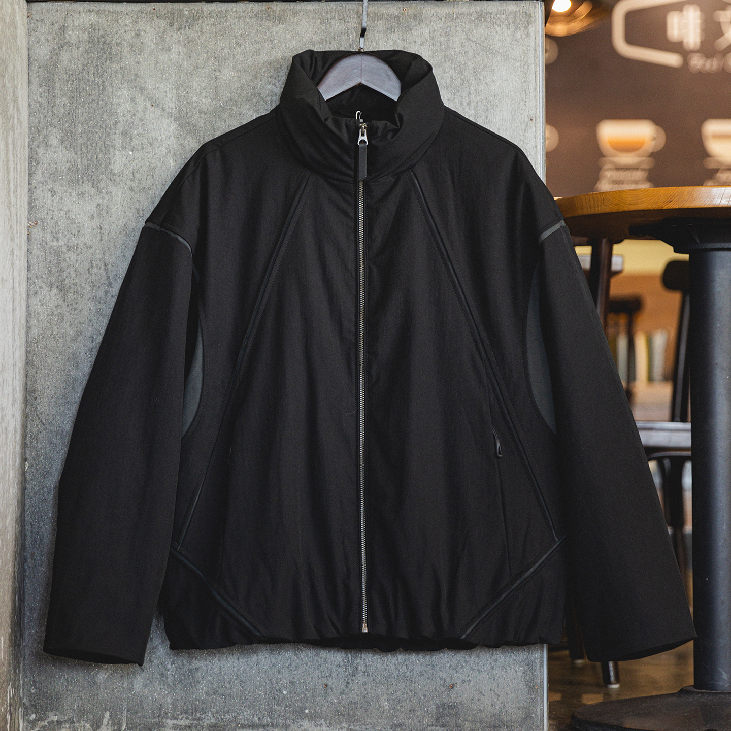 90白鴨絨分割撞色立領羽絨服男2025冬季新款寬鬆休閒保暖上衣外套