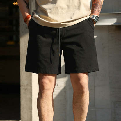 美式休閒180g輕量感短褲男cleanfit抗皺易打理五分褲