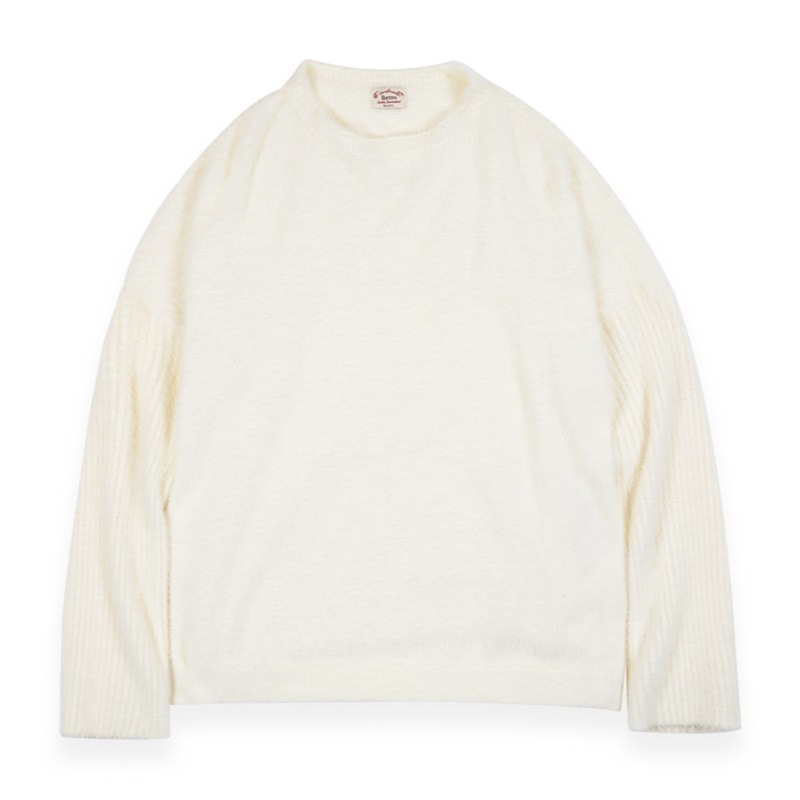 慵懶風軟糯仿貂絨毛衣溫柔氛圍感套頭針織衫秋冬保暖上衣-Retro's Wear