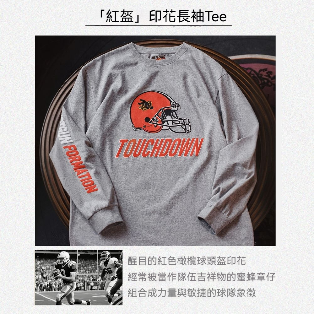 美式復古刺繡印花長袖T恤灰色圓領套頭落肩衛衣外套男夏