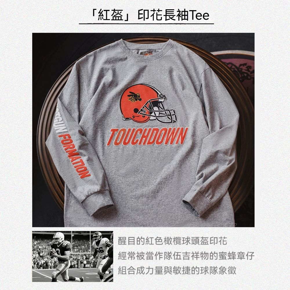 美式復古刺繡印花長袖T恤灰色圓領套頭落肩衛衣外套男夏