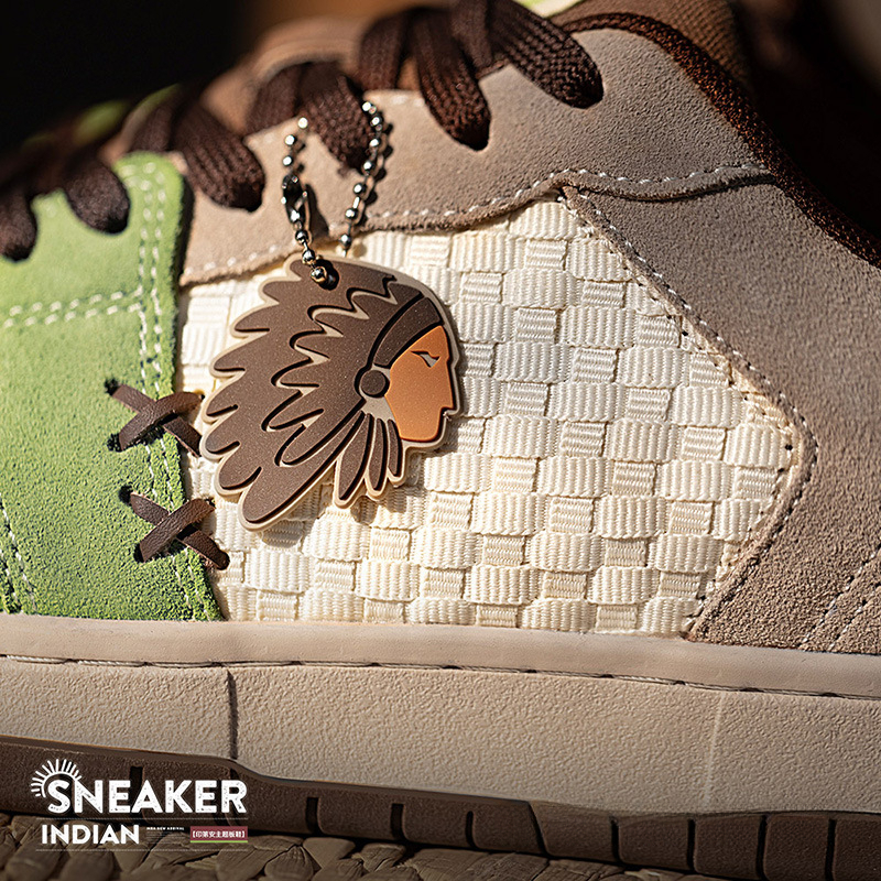 印第安板鞋男2025春季新款小眾厚底運動休閒鞋復古百搭潮鞋子
