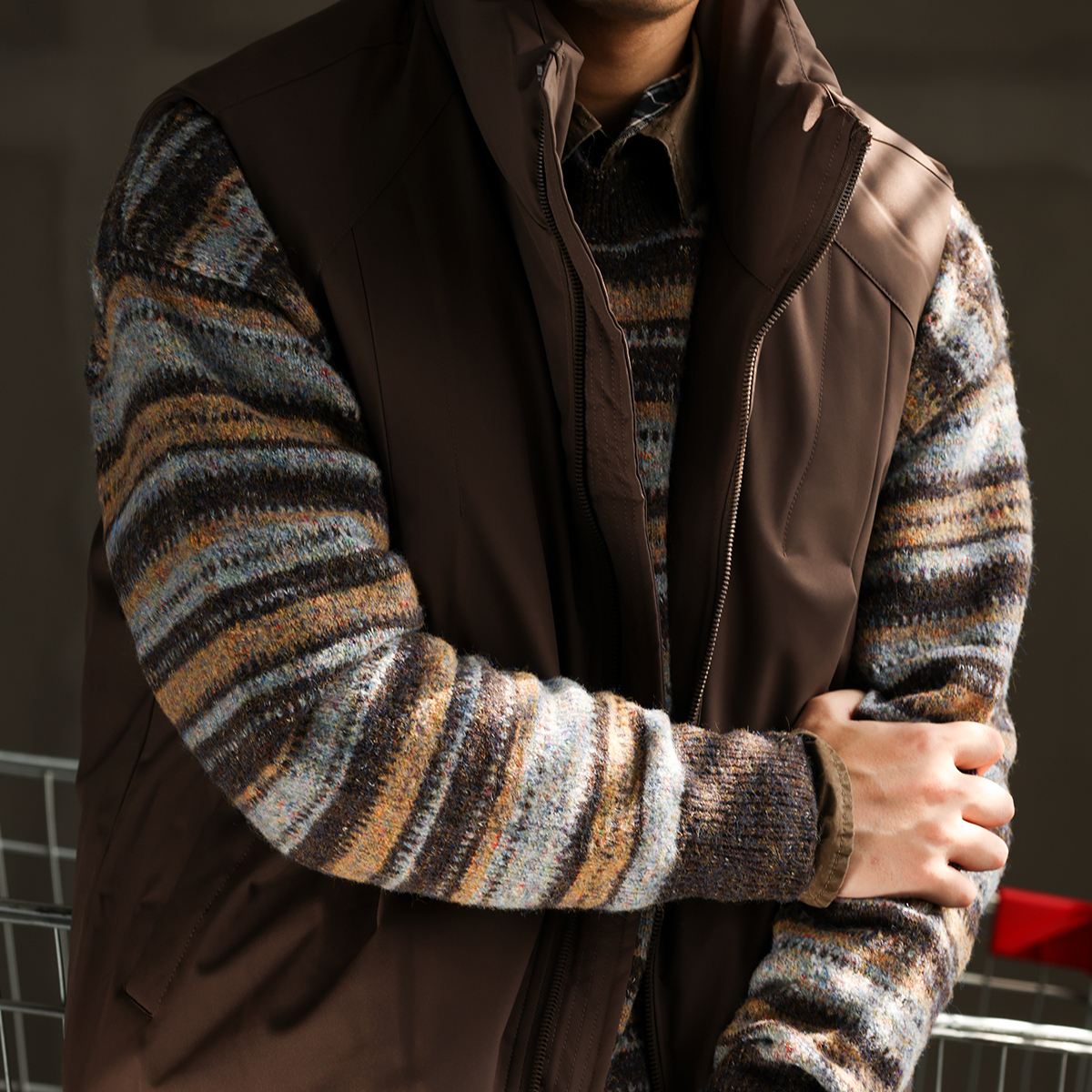 都市輕戶外羽絨馬甲男百搭90白鴨絨保暖外搭無袖外套冬