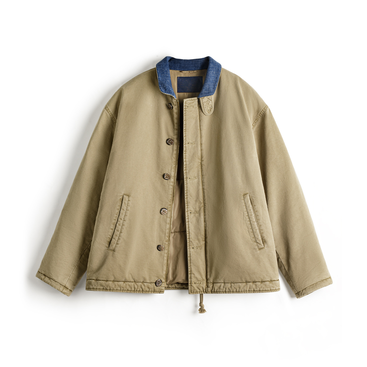 美式復古N1甲板服加厚保暖棉服立領短款夾克外套男款秋冬
