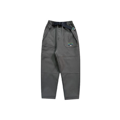 山系戶外童裝2025冬季款兒童加絨褲子男童耐磨速幹長褲男童休閒褲