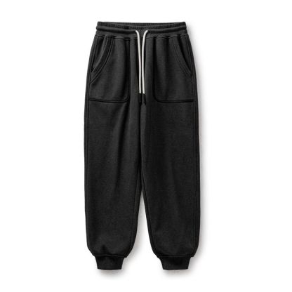 美式復古OG107加絨衛褲運動休閒保暖鬆緊腰束腳褲男秋冬-Retro's Wear