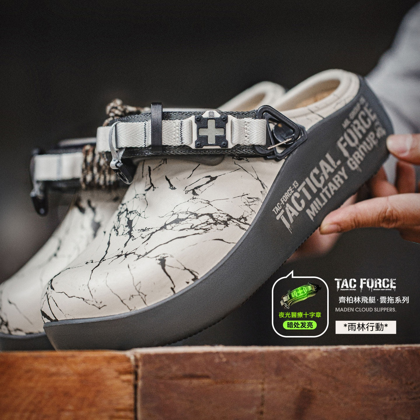 洞洞鞋男款2026春季新款户外包头半托两穿涼拖鞋勃肯廚師鞋