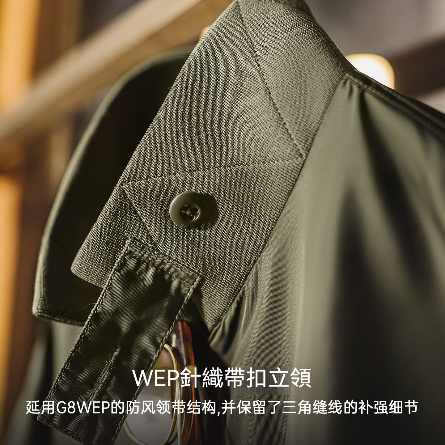 美式G8WEP黑豹突击尼龍短款立領軍綠薄款外套男春