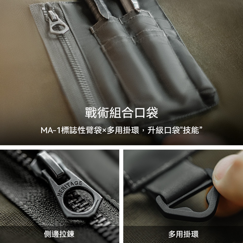 美式復古軍綠色口袋T恤山系純棉針織日系重磅短袖男款夏