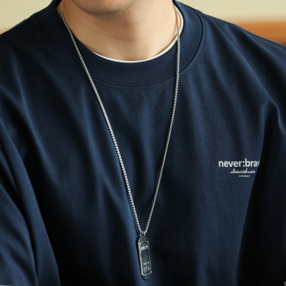 美式休閒凉感防曬速幹短袖T恤男微落肩夏季速幹抑菌TEE