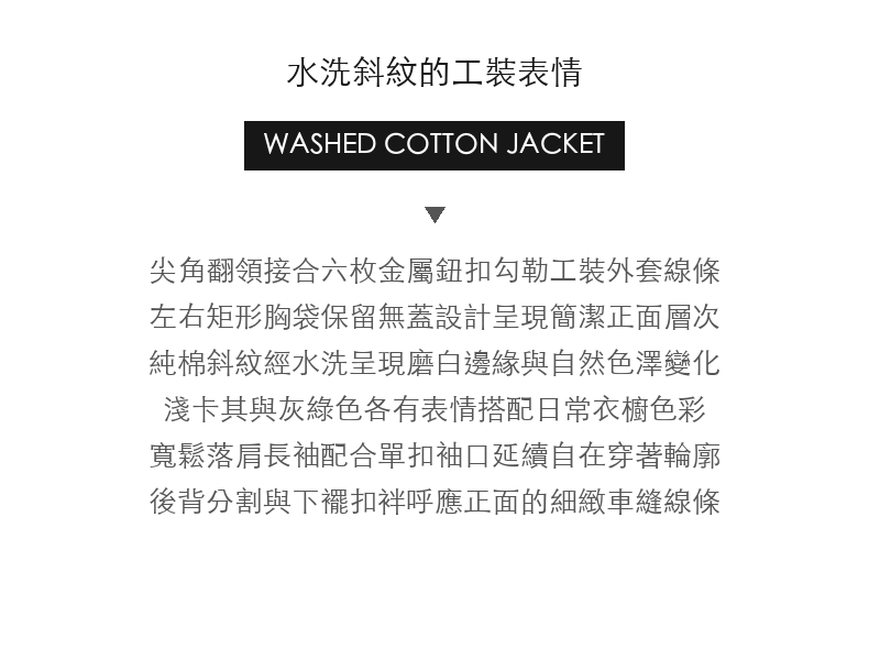 Vintage Washed Lapel Workwear Jacket Men's Loose-Fit Pure Cotton Twill Double Chest Pockets Long-Sleeve Jacket · 03-intro