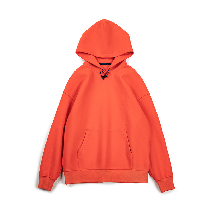 美式休閒重磅毛呢連帽衛衣cleanfit廓形寬鬆套頭衫男秋冬-Retro's Wear