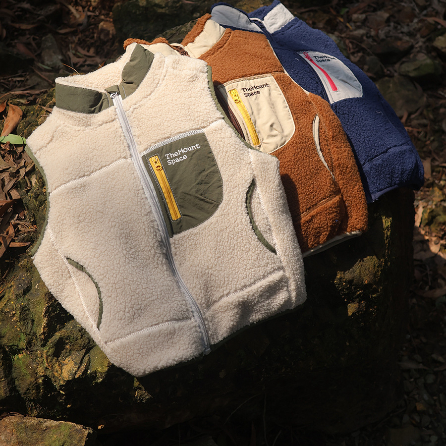 兒童馬甲2025冬季新款男童山系立領外套兒童保暖背心寶寶上衣批發