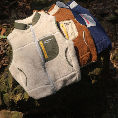 兒童馬甲2025冬季新款男童山系立領外套兒童保暖背心寶寶上衣批發