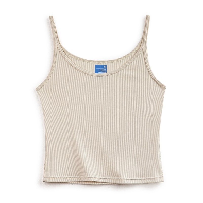 針織細帶背心復古辣妹純色吊帶內搭打底百搭無袖外穿上衣夏女