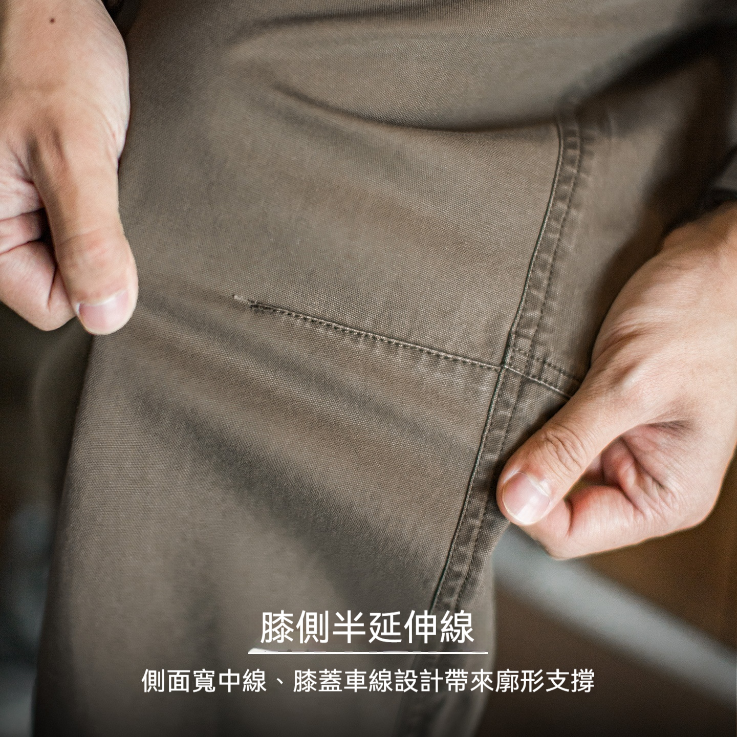 美式復古四面彈休閒褲卡其色通勤抗皺錐型薄款長褲子男秋