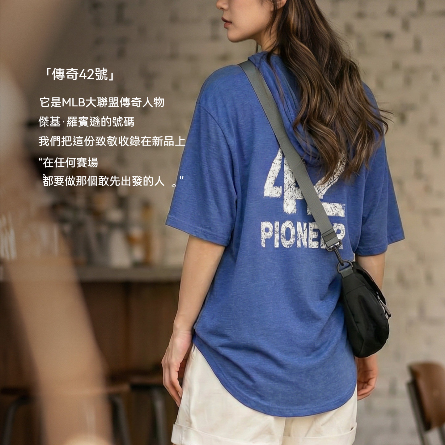 復古寬鬆印花萊賽爾天絲弧形下擺連帽短袖T恤半袖上衣女士夏