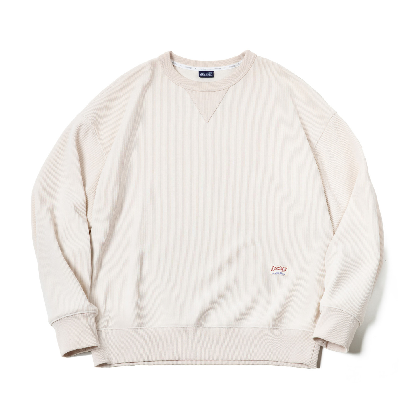 美式復古雪尼爾衛衣女秋套頭長袖打底T恤插肩袖圓領上衣-Retro's Wear