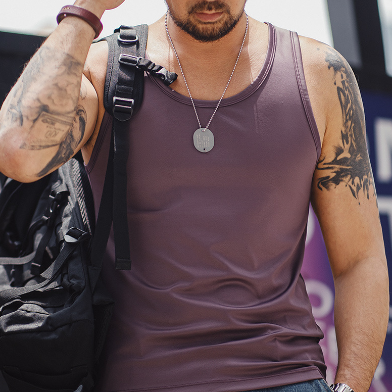 冰感&輕防曬羅紋背心-Retro's Wear