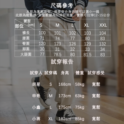 美式復古燈芯絨束腳休閒褲寬鬆拼接cityboy衛褲長褲男秋-Retro's Wear