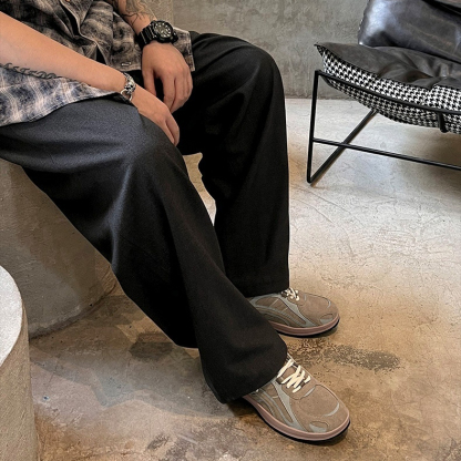 戶外慢跑鞋男款2025新款秋季復古阿甘鞋登山鞋百搭休閒運動鞋