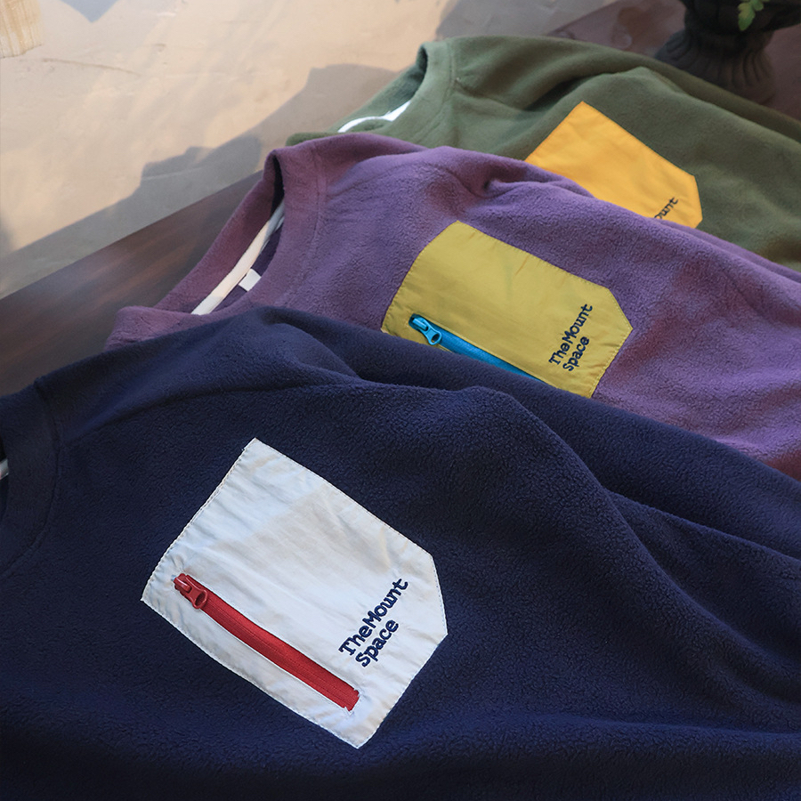 兒童搖粒絨衛衣2025秋季款戶外運動男童雙面抓絨保暖上衣兒童長袖