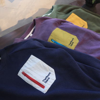 兒童搖粒絨衛衣2025秋季款戶外運動男童雙面抓絨保暖上衣兒童長袖