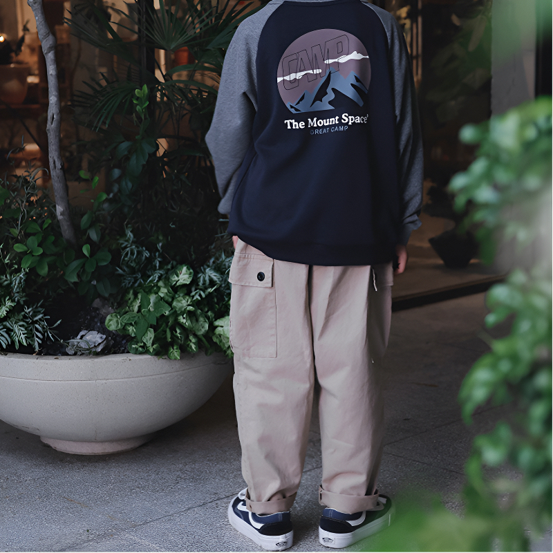 兒童褲子2025秋季新款男童日系工裝褲兒童長褲中大童直筒休閒褲子