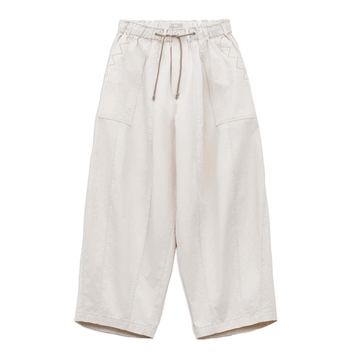 美式復古寬鬆氣球褲廓形哈倫褲卡其色日系休閒長褲子男春