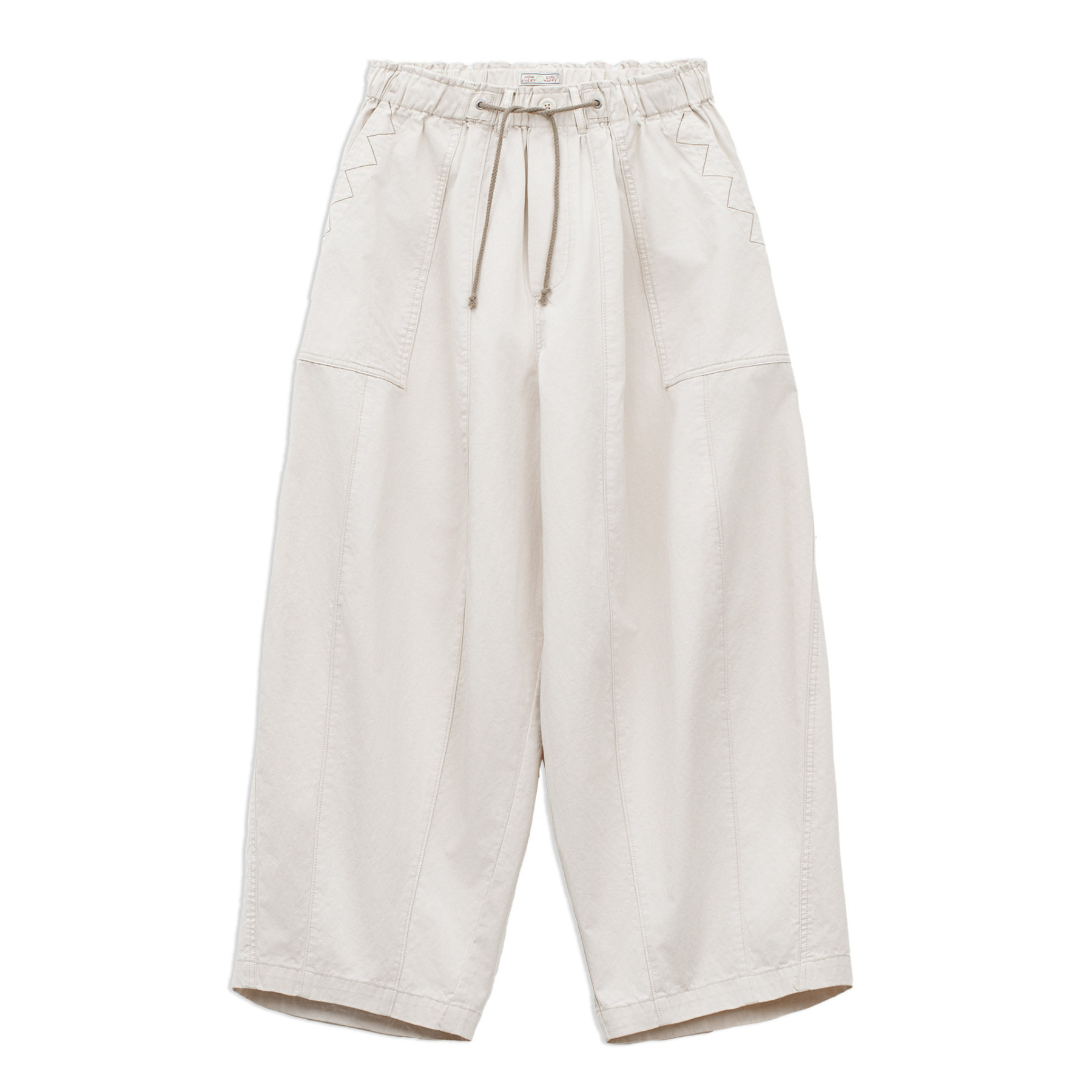 美式復古寬鬆氣球褲廓形哈倫褲卡其色日系休閒長褲子男春