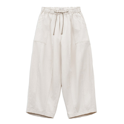 美式復古寬鬆氣球褲廓形哈倫褲卡其色日系休閒長褲子男春