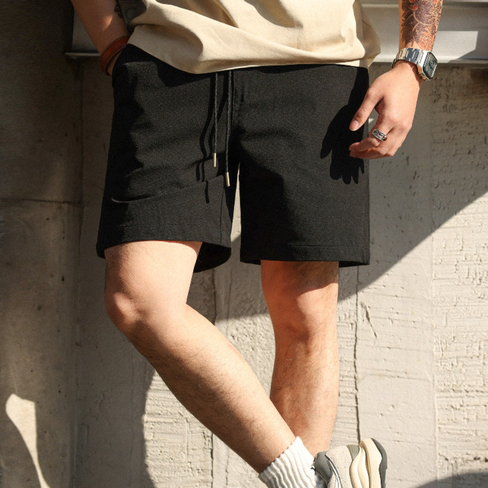 美式休閒180g輕量感短褲男cleanfit抗皺易打理五分褲