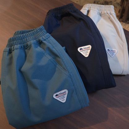 山系兒童傘兵褲2025秋季新款戶外男童防風速幹褲子中大童薄絨長褲