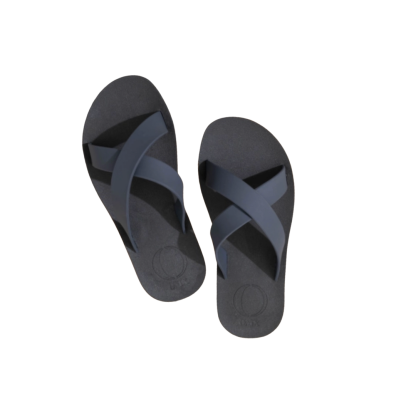 馬登男鞋 戶外穿沙灘涼鞋潮ins網紅室外橡膠一字涼拖鞋