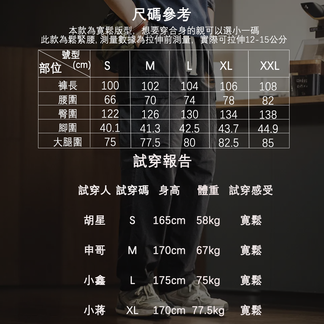 美式復古多口袋防水休閒褲cleanfit戶外直筒長褲子男春-Retro's Wear