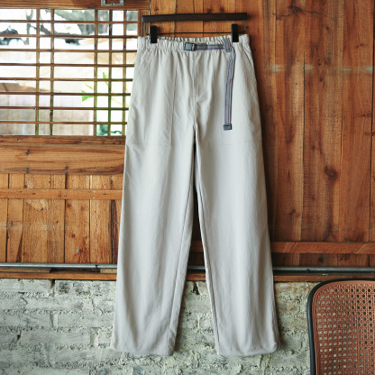 日系戶外防潑水抽繩束脚傘兵褲男2025秋季新款直筒工裝休閒長褲